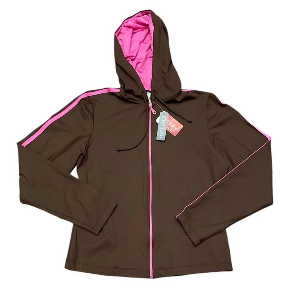 City Tech by City Lights Microfibre Zip Up Hoodie‎